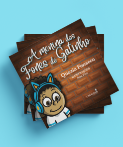 A menina dos fones de gatinho